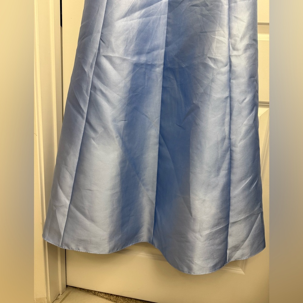ALFRED SUNG Davis D874 sky blue bridesmaid dress - Picture 9 of 13